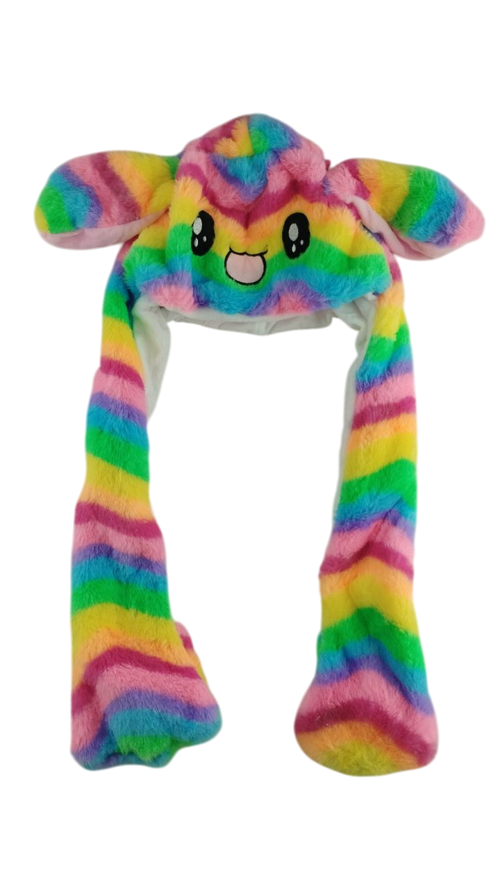 Шапка с ушками Куроми Радужный (000027)