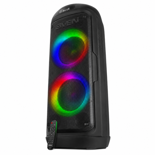 Акустическая система портативная SVEN PS-770 100 Вт Bluetooth RGB-подсветка караоке Black (PS-770)