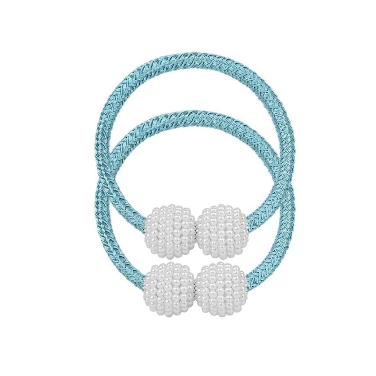 Підхват Shenyrs для штор декоративні магнітні 2 шт. Блакитний (1782)