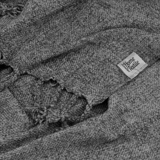 Плед Ardesto ART0203CH Chenille 140х190 см Темно-серый (2394146664) - фото 3 Плед Ardesto ART0203CH Chenille 140х190 см Темно-серый (2394146664) - фото 3