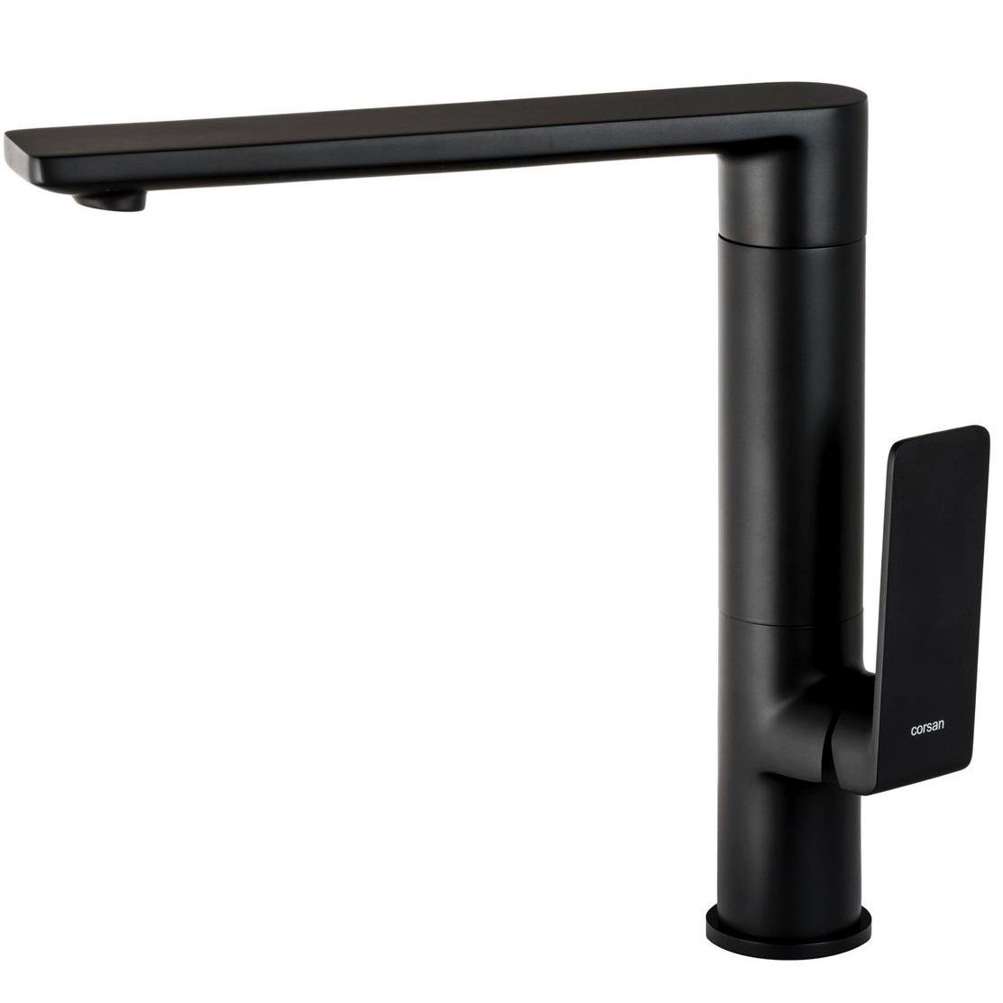 Змішувач для кухні Corsan TRINO CMB7121BL reac-10000000072 одноважільний Чорний (158788)
