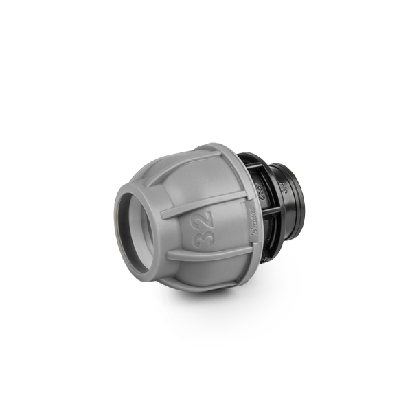 Муфта для труб DSRA10L32F34 32 мм PN10 с внутренней резкой 3/4" (4458)