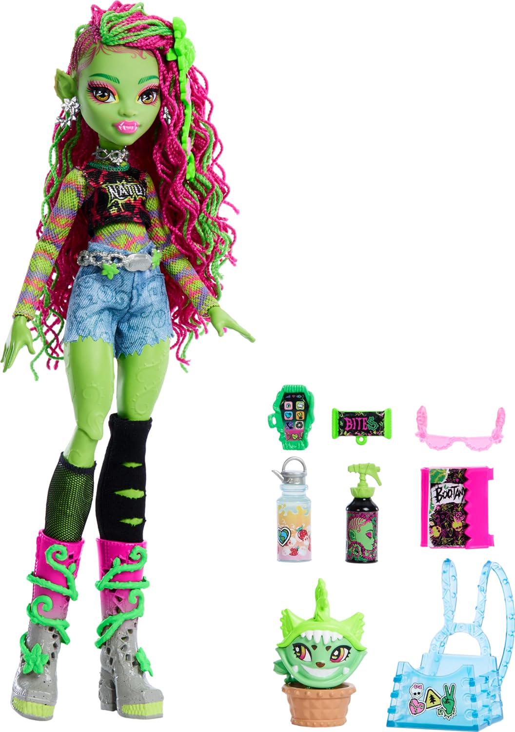 Лялька Monster High Venus McFlytrap Doll Faboolous Friends Mattel