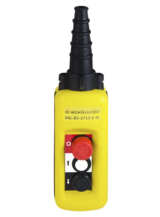 Пост тельферный АСКО-Укрем XAL-B3-2713 2-положения 2NO+1NC с блокировкой/одна скорость IP65 (A0140050011)