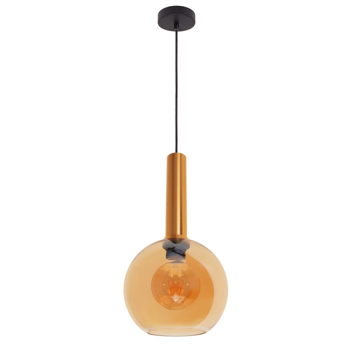 Люстра подвес Brille BL-440S/1 E27 Amber