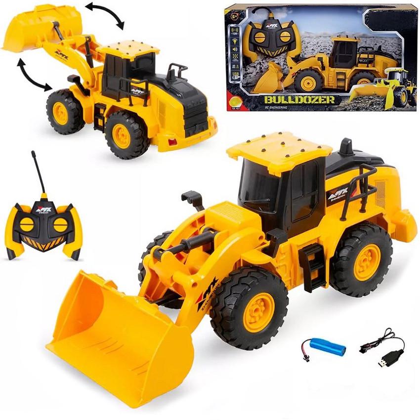 Трактор бульдозер на радіокеруванні з рухомим ковшем на акумуляторі (2451071492) - фото 2 Трактор бульдозер на радіокеруванні з рухомим ковшем на акумуляторі (2451071492) - фото 2