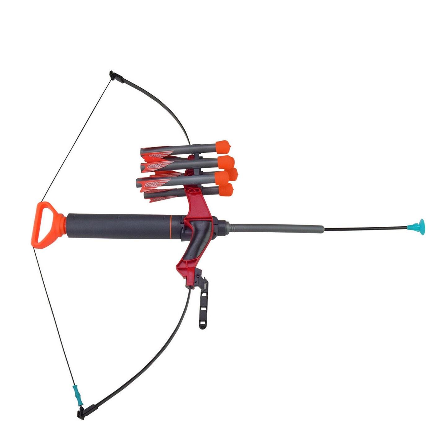 Арбалет детский Bambi игрушечный стрелы на присосках Синий (IW-181-W-113)