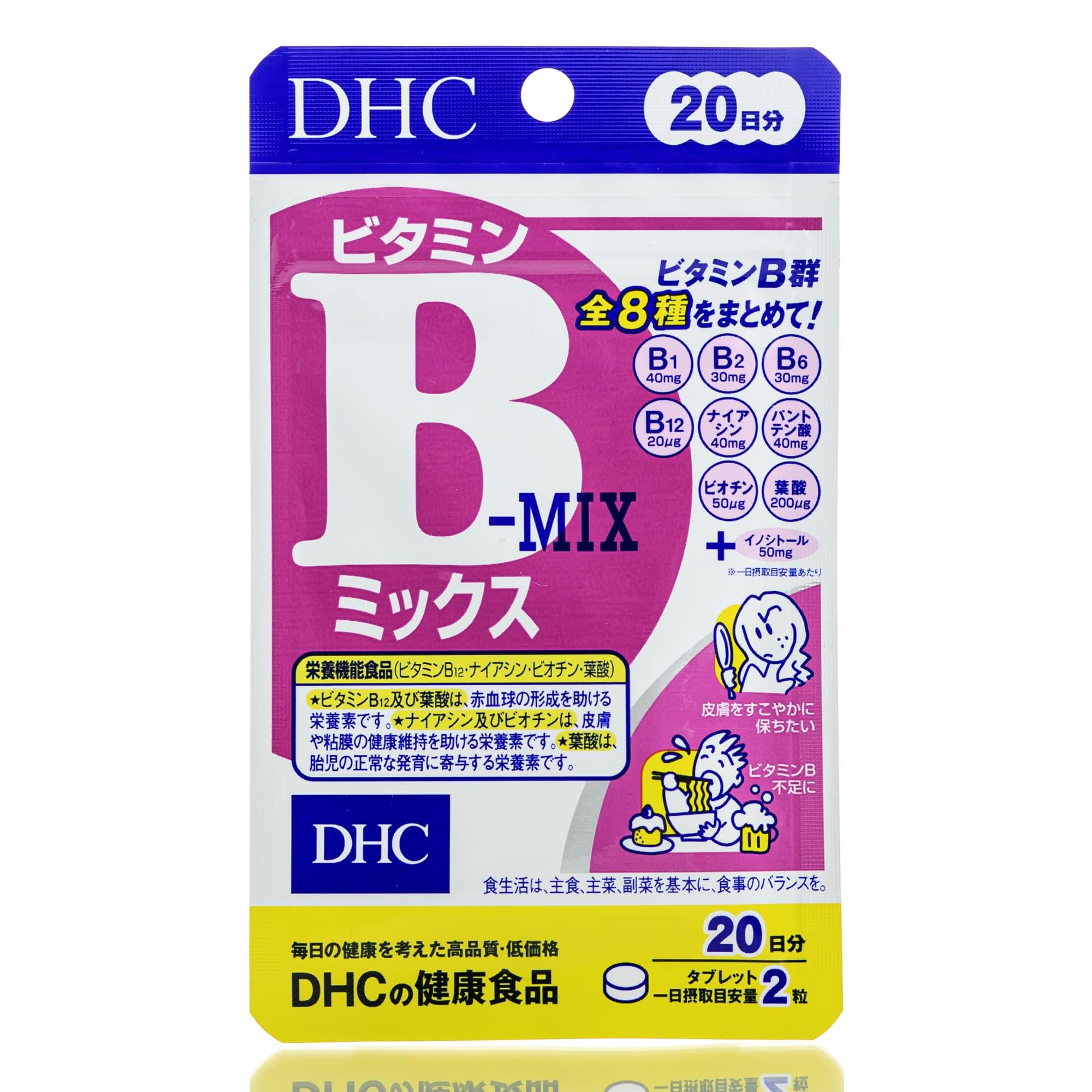 Комплекс витаминов группы В Dhc Mix Vitamin B 20 дн. 40 шт.