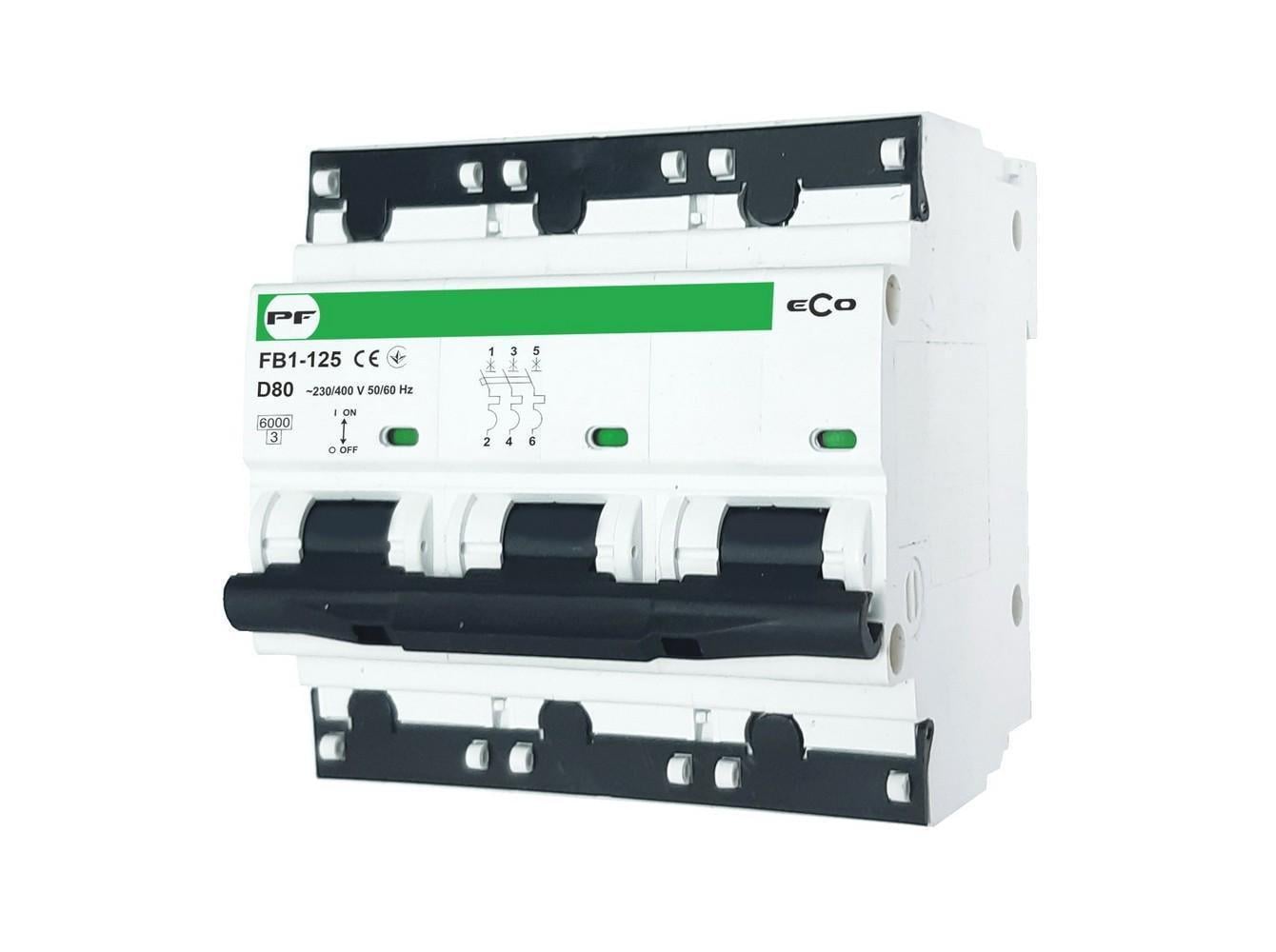Автоматический выключатель PROMFACTOR EСO 3P D 80А 6 кА (28680485)