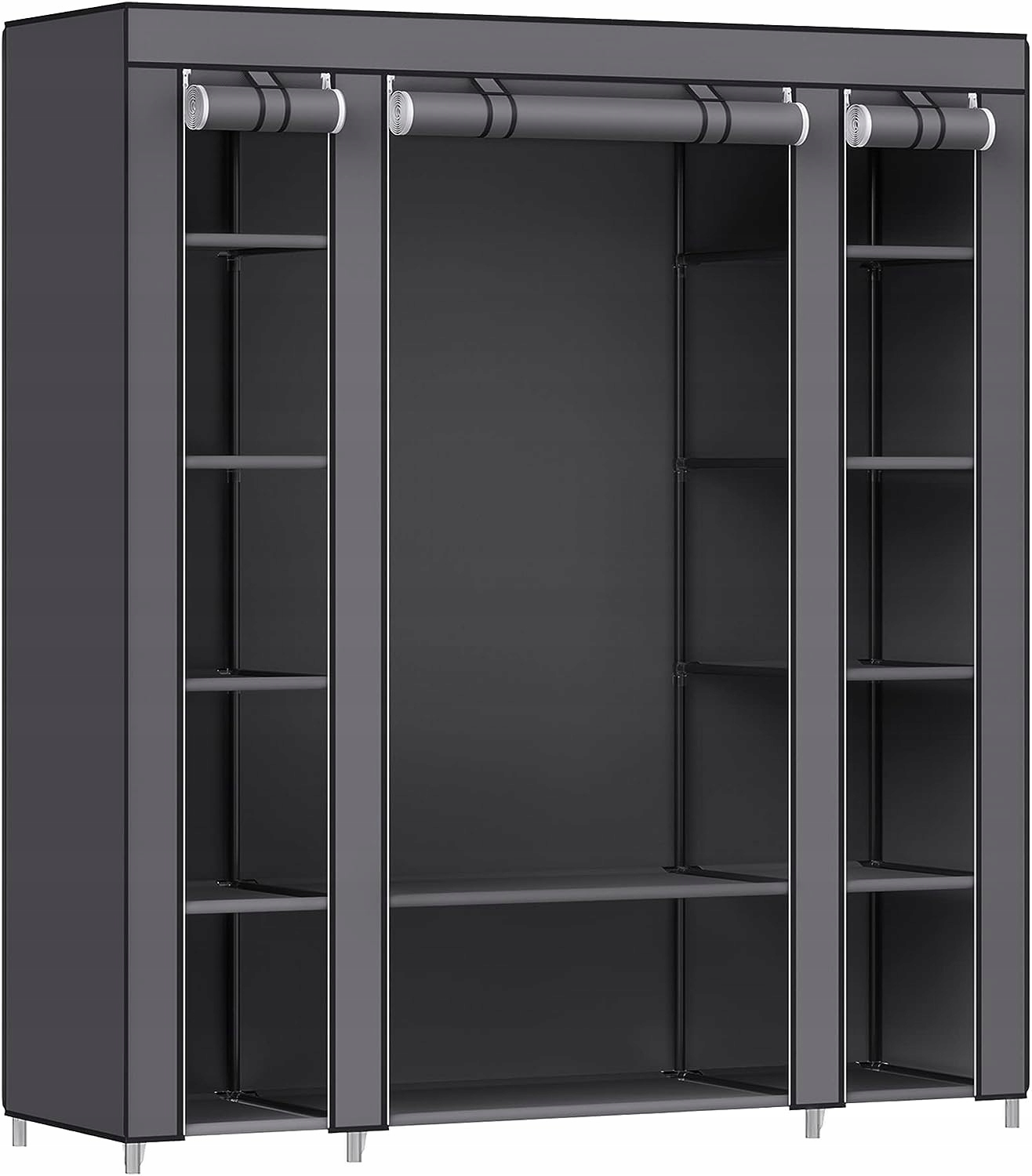 Шафа складана тканинна Storage Wardrobe на 3 секції 12 полиць