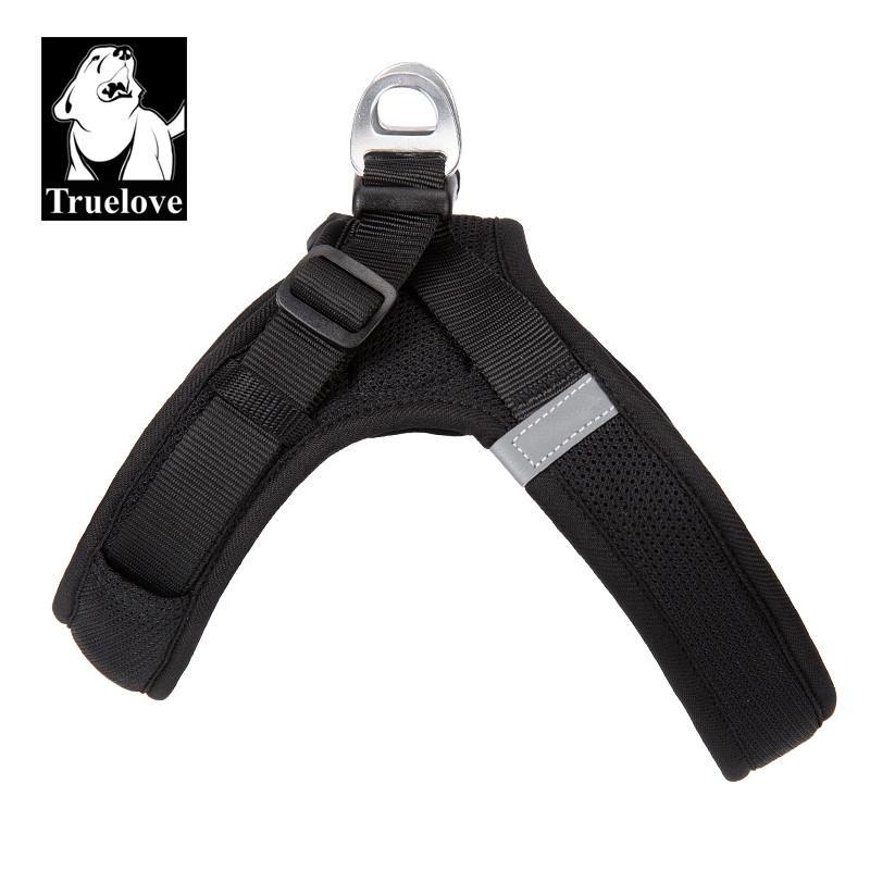 Шлея для собак Truelove TLH3013 регулируемая светоотражающая нейлоновая M 53-63 см Черный (2092134561) - фото 2 Шлея для собак Truelove TLH3013 регулируемая светоотражающая нейлоновая M 53-63 см Черный (2092134561) - фото 2