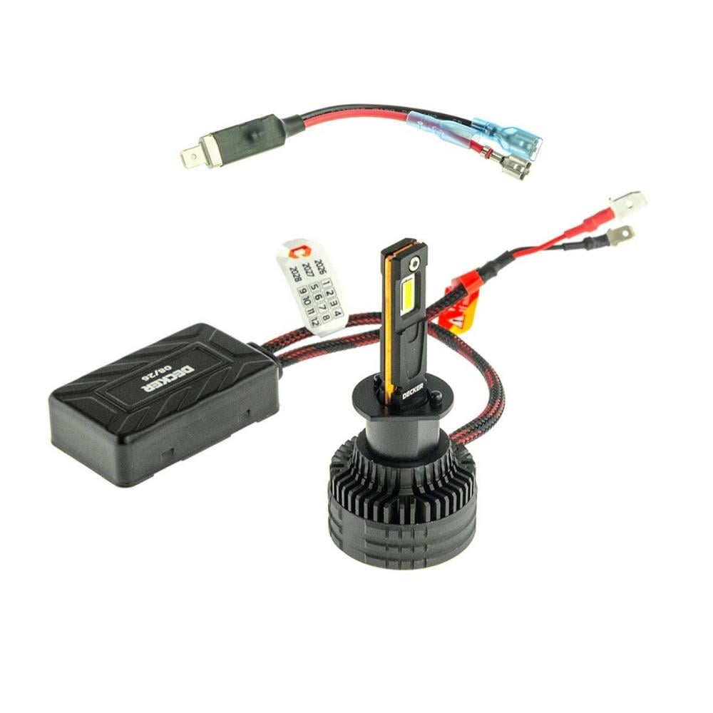 Лампа светодиодная Decker LED PL-08 H1 13000Lm 5000K CanBus 1 шт. (32632852)