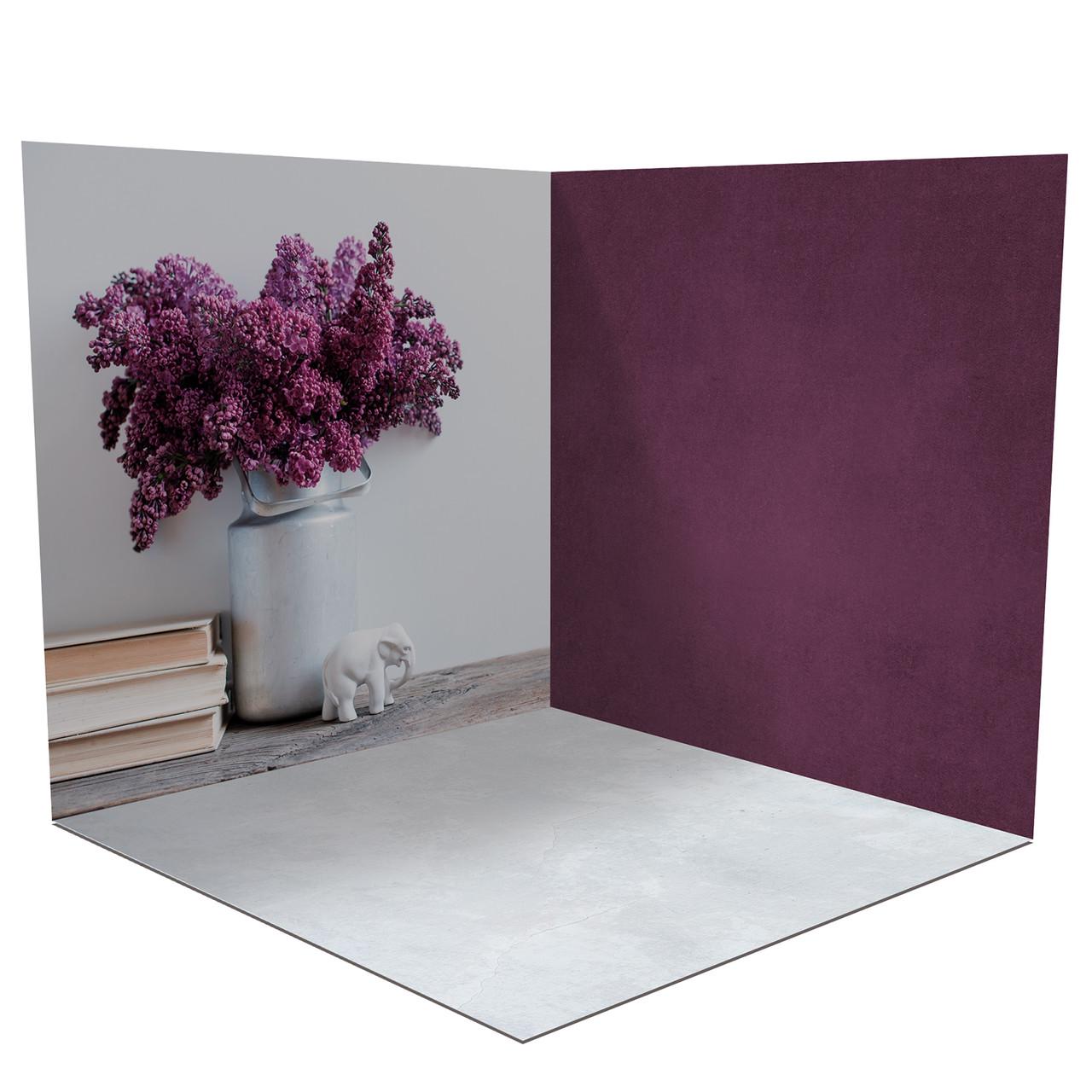 Фотофон виниловый угловой Frontlit 160x160 см 450 г/м2 (58049)