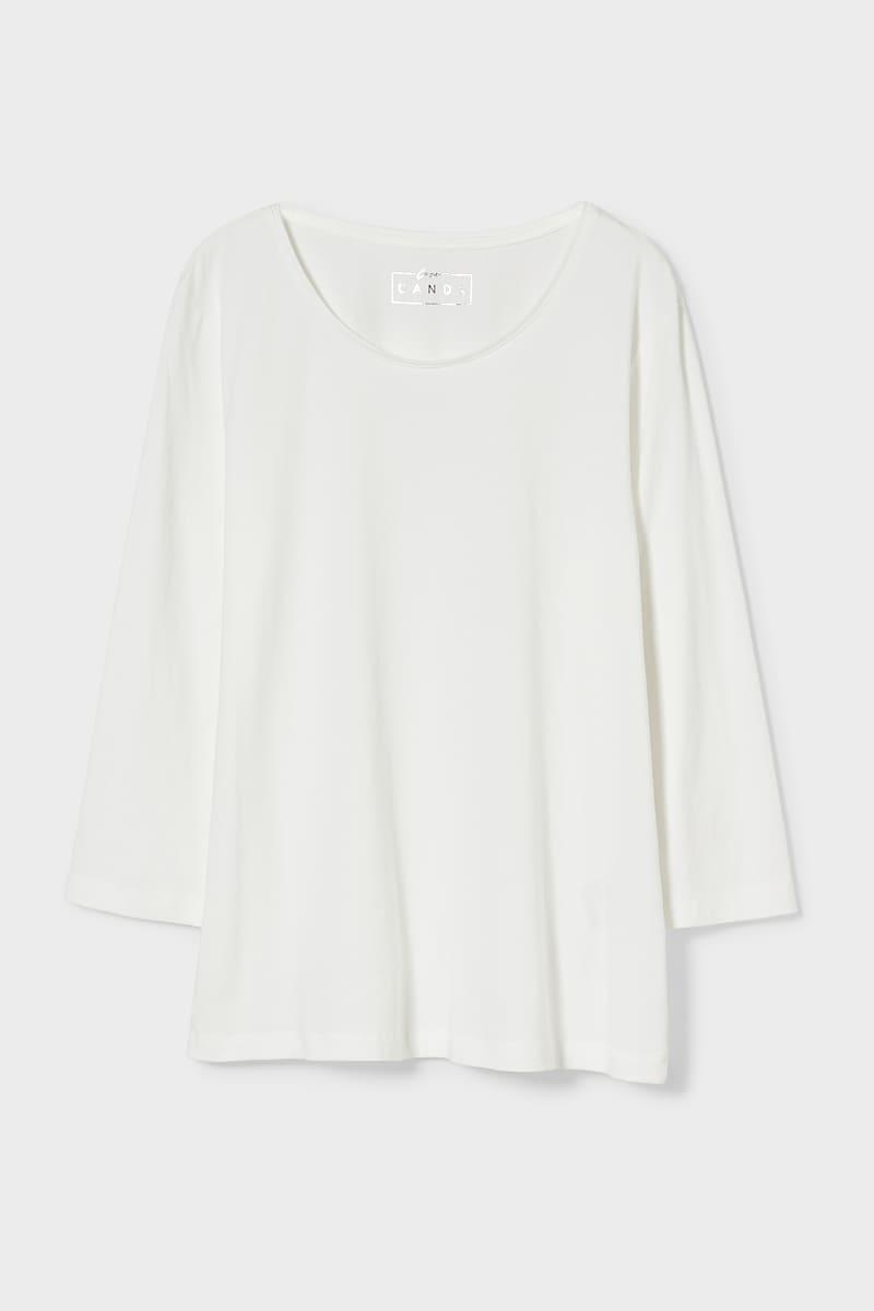 Лонгслів C&A L Молочний (645772111036)