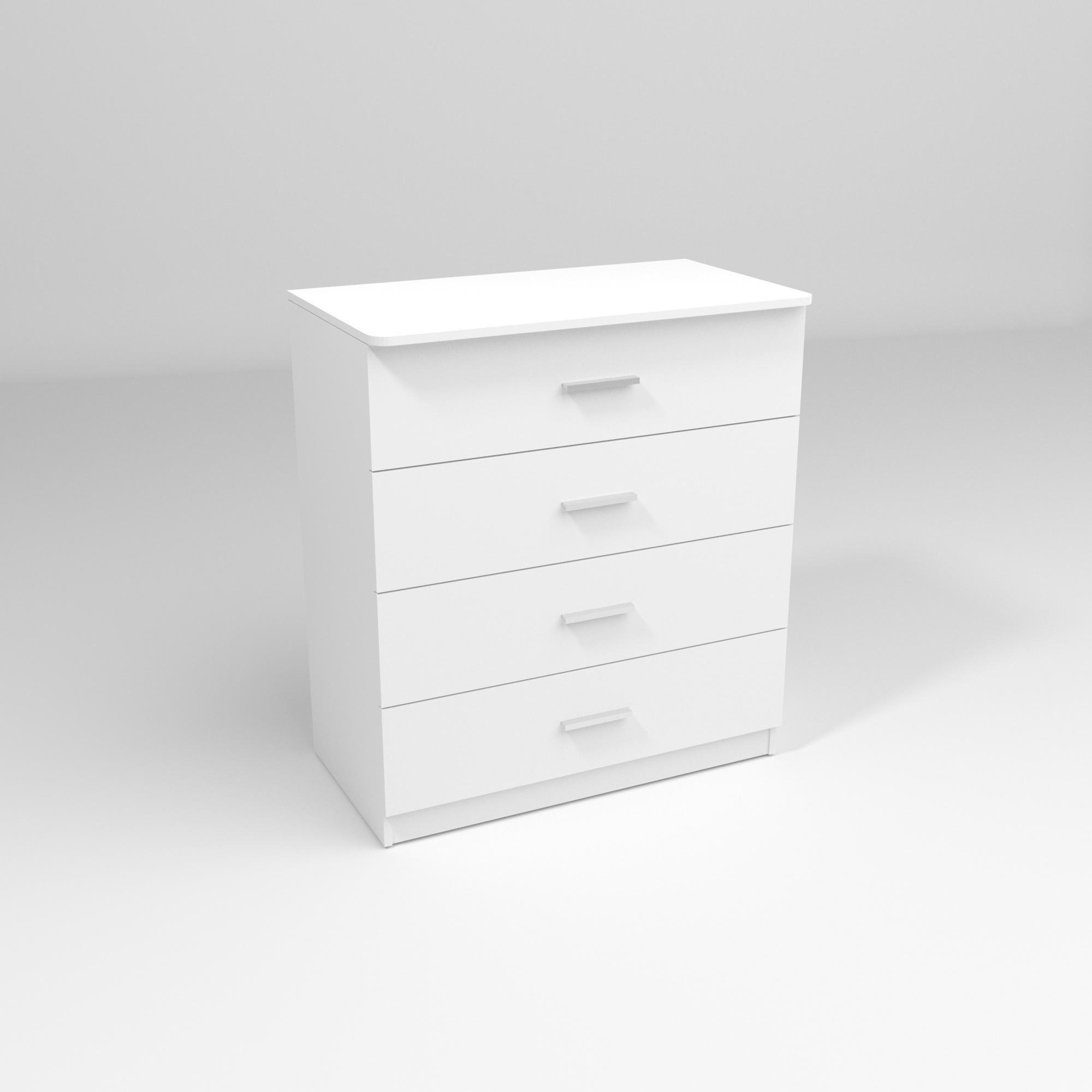 Комод Сабріна №1 900х500х1000 мм Білий (12086) Комод Сабріна №1 900х500х1000 мм Білий (12086)