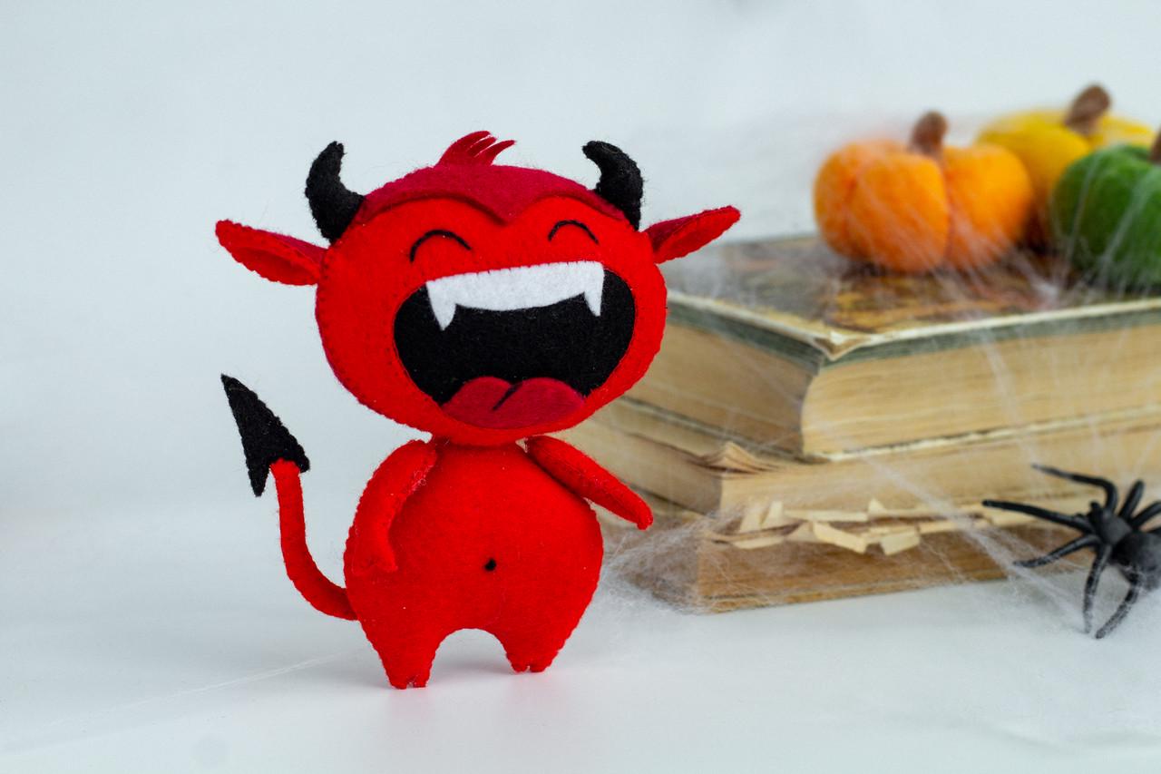 Игрушка Монстрик Дьяволенка 12 см (29528463) - фото 7