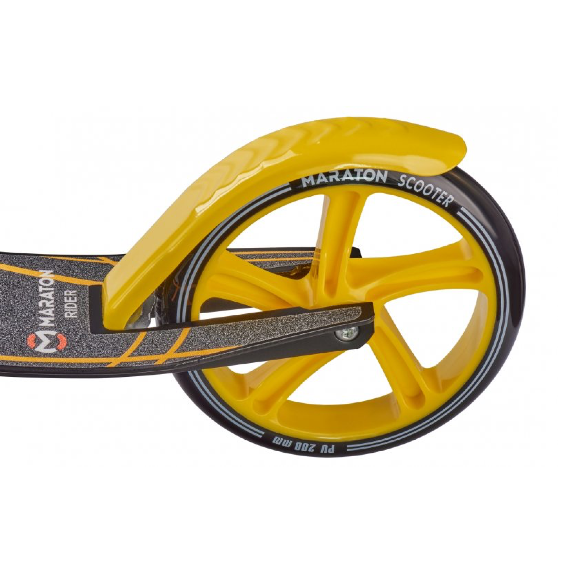 Самокат міський Maraton RIDER Жовтий - фото 4 Самокат міський Maraton RIDER Жовтий - фото 4