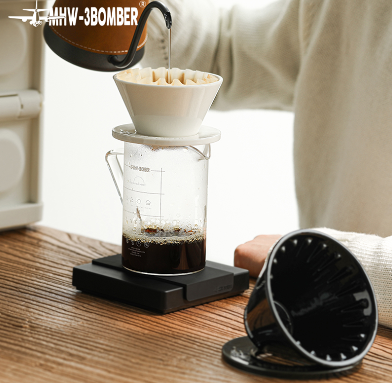 Пуровер керамический MHW-3BOMBER Meteor 155 на 1-2 персоны White (FC5880) - фото 4 Пуровер керамический MHW-3BOMBER Meteor 155 на 1-2 персоны White (FC5880) - фото 4