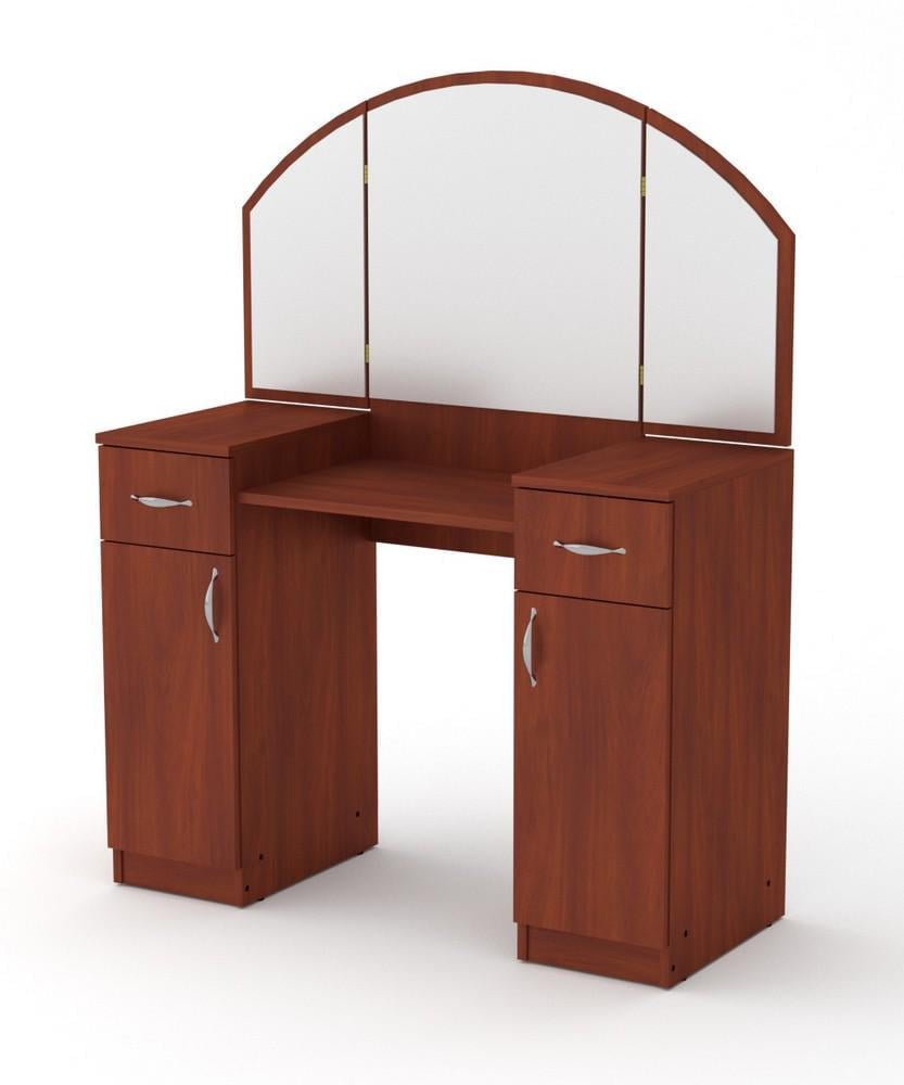 Туалетний столик МебліКо Трюмо-4 101х42х130 см Яблуня (k-2504-7) - фото 1 Туалетний столик МебліКо Трюмо-4 101х42х130 см Яблуня (k-2504-7) - фото 1