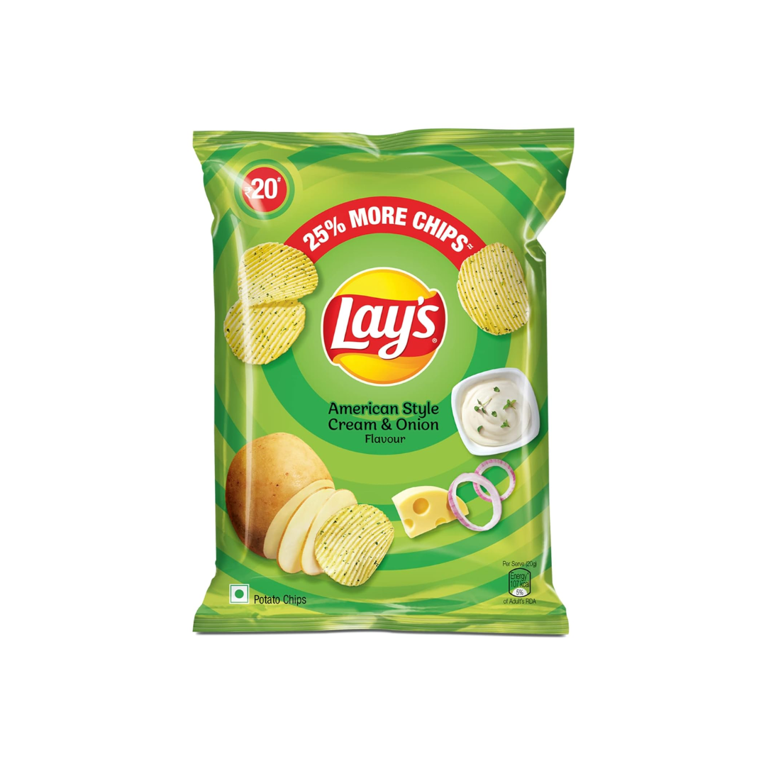 Чипсы Lay's Американский стиль крем&лук 52 г