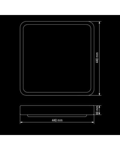 Светильник светодиодный Biom Smart SML-S03-70/2 3000-6000K 70Вт с д/у 00-00021877 - фото 2