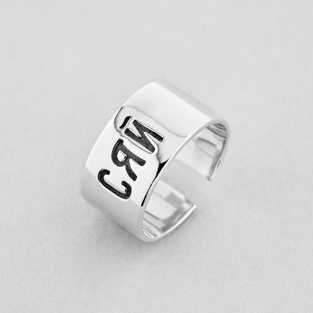 Серебряное кольцо Minimal Сияй (1350-18-19/ВС-454)