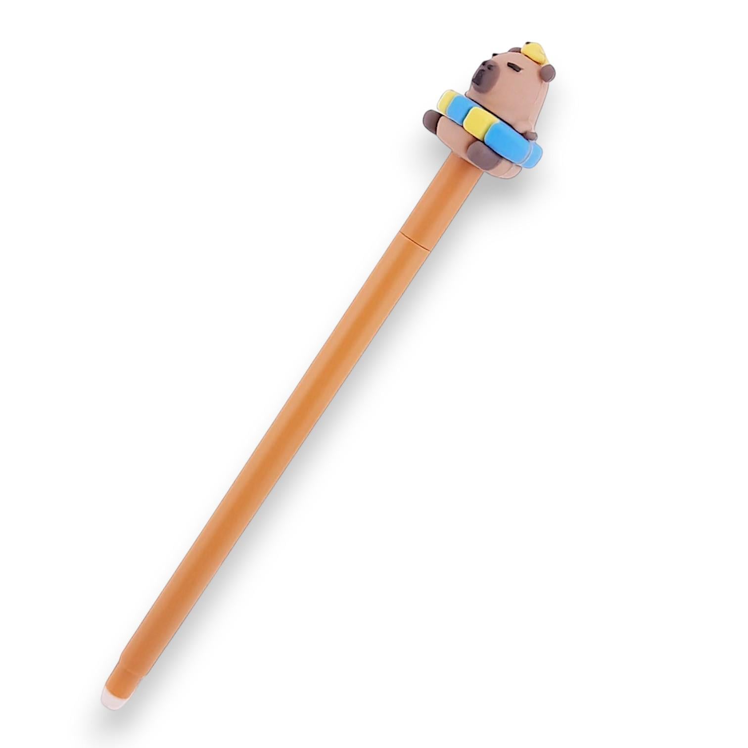 Ручка гелева пиши-стирай з капібарою Centrum Erasable Capybara 8123512 Синій (2758866624)