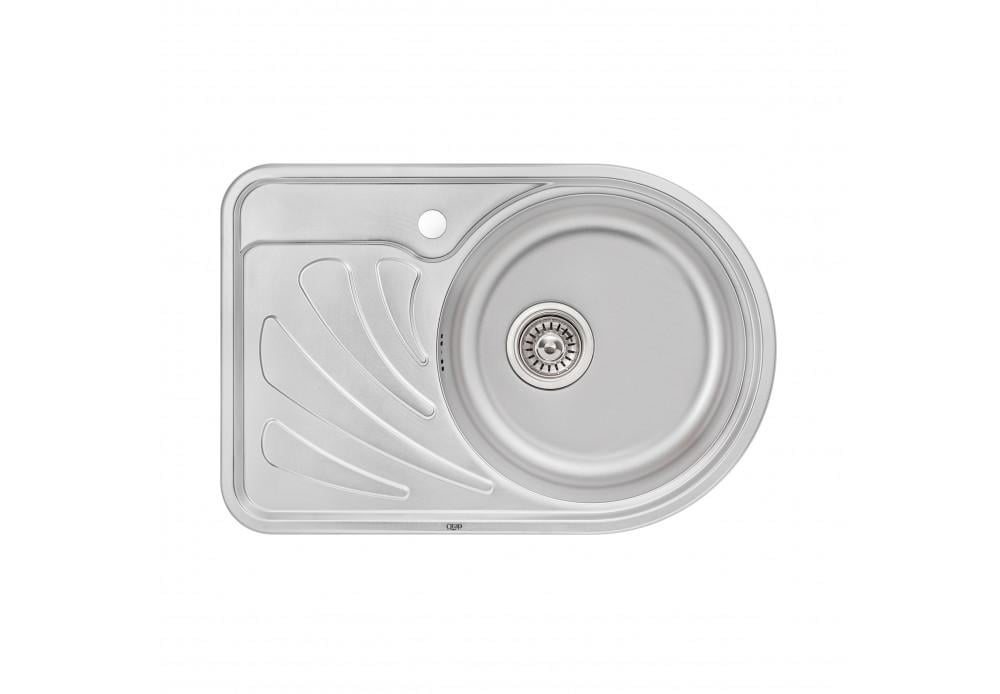 Кухонная мойка Q-tap 6744R 0,8 мм Micro Decor (QT6744RMICDEC08)