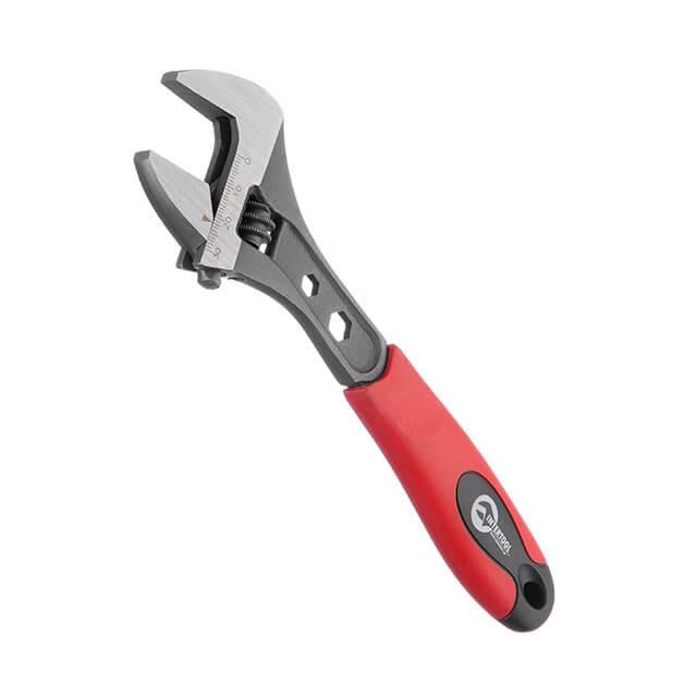 Ключ разводной Intertool HT-0196 двухкомпонентная рукоятка 200 мм (8842480)