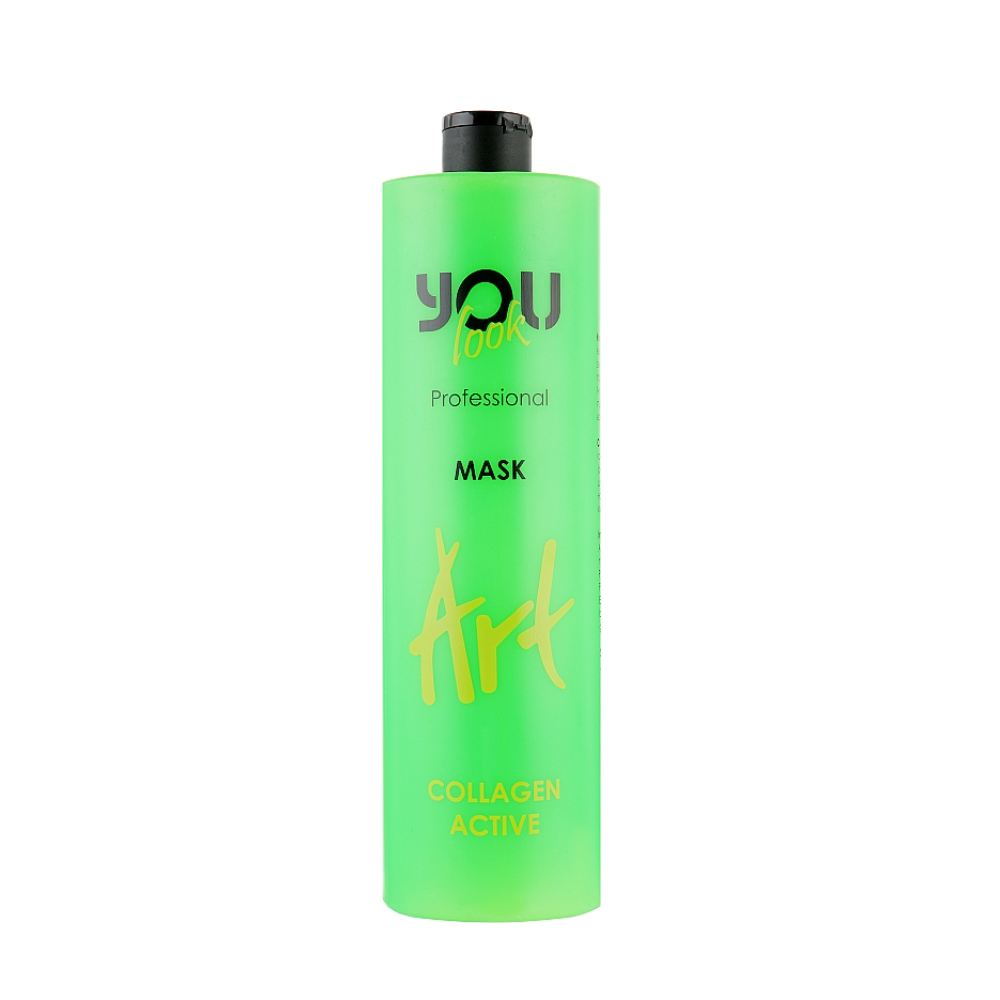 Маска для пошкодженого волосся з колагеном You Look Professional Art Collagen Active Mask 1000 мл Маска для пошкодженого волосся з колагеном You Look Professional Art Collagen Active Mask 1000 мл