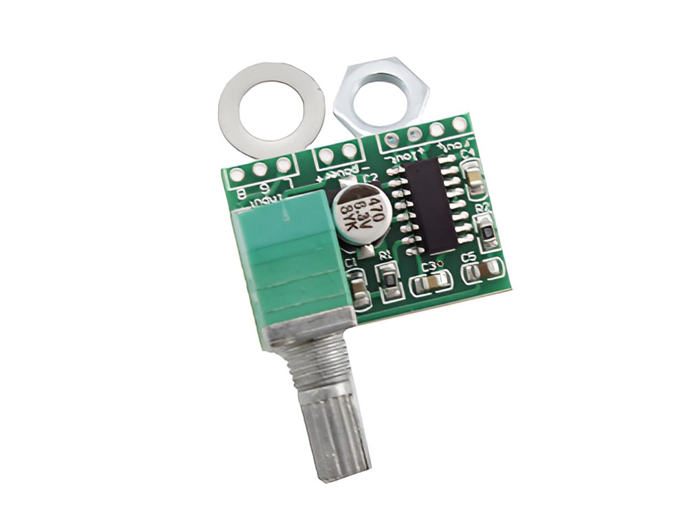 Аудио усилитель PAM8403 с регулятором громкости Input/Output 2x3 Вт (26815797)