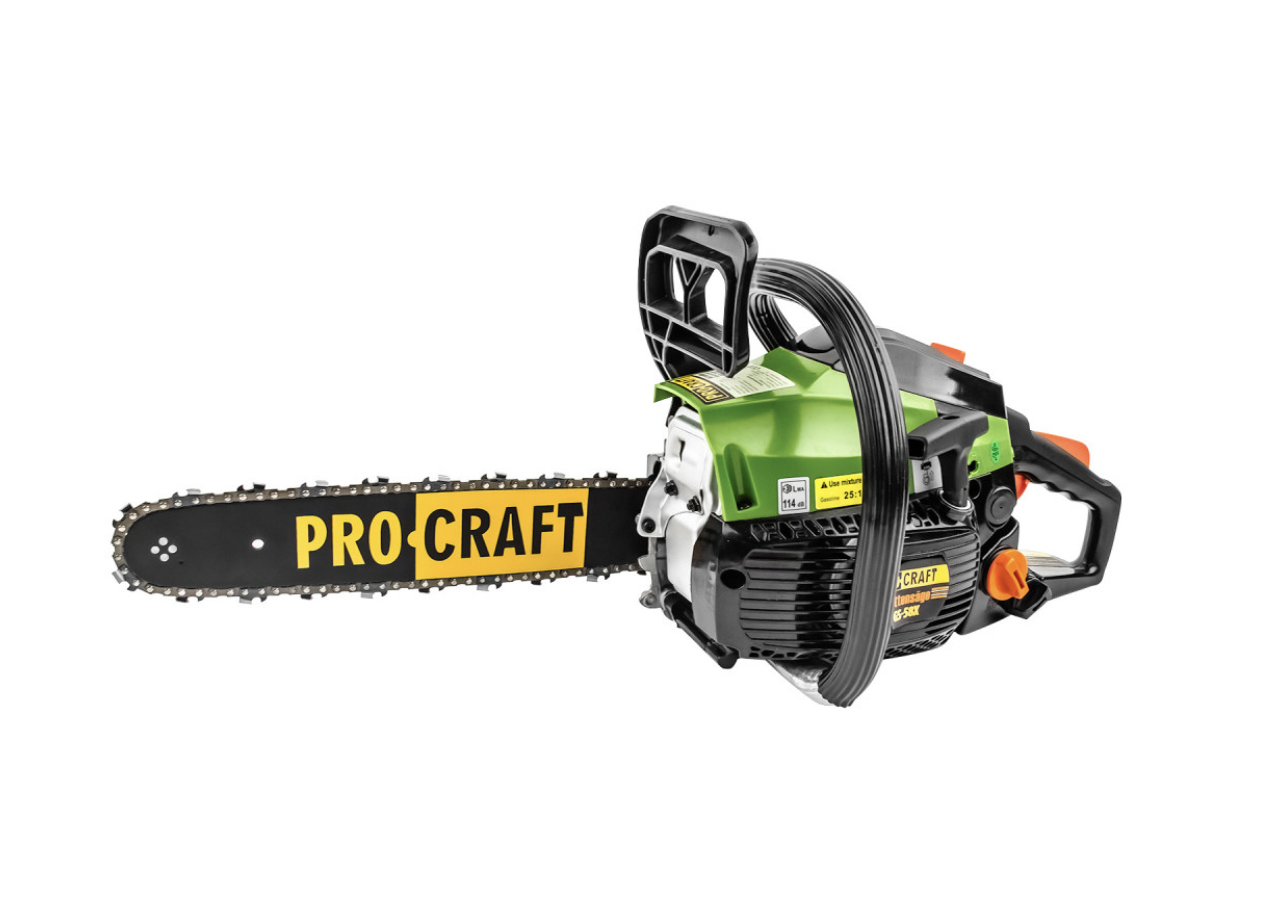 Бензопила ProCraft GS‑58X 2 шины/2 цепи 35/40 (GS‑58X)