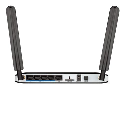 Маршрутизатор D-Link DWR-921 N300 4G LTE 4xFE LAN 1xFE WAN 2,4 ГГц слот для SIM-карты (588146) - фото 3