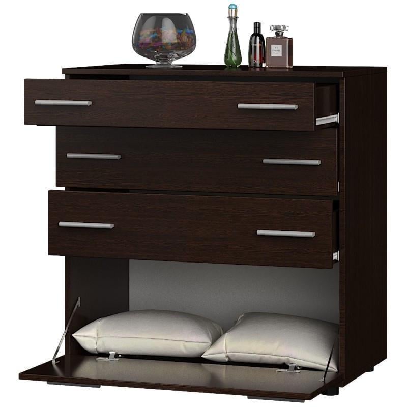 Комод Эверест К-2 800х450х850 мм Венге темный (ЕВ20411) - фото 2 Комод Эверест К-2 800х450х850 мм Венге темный (ЕВ20411) - фото 2