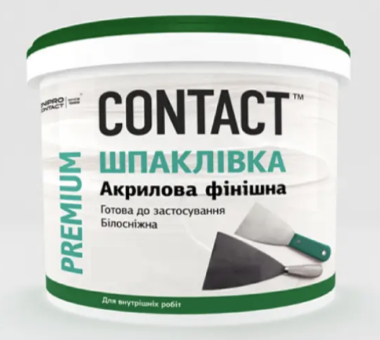 Шпаклевка финишная CONTACT Премиум класса 0,5 кг Шпаклевка финишная CONTACT Премиум класса 0,5 кг