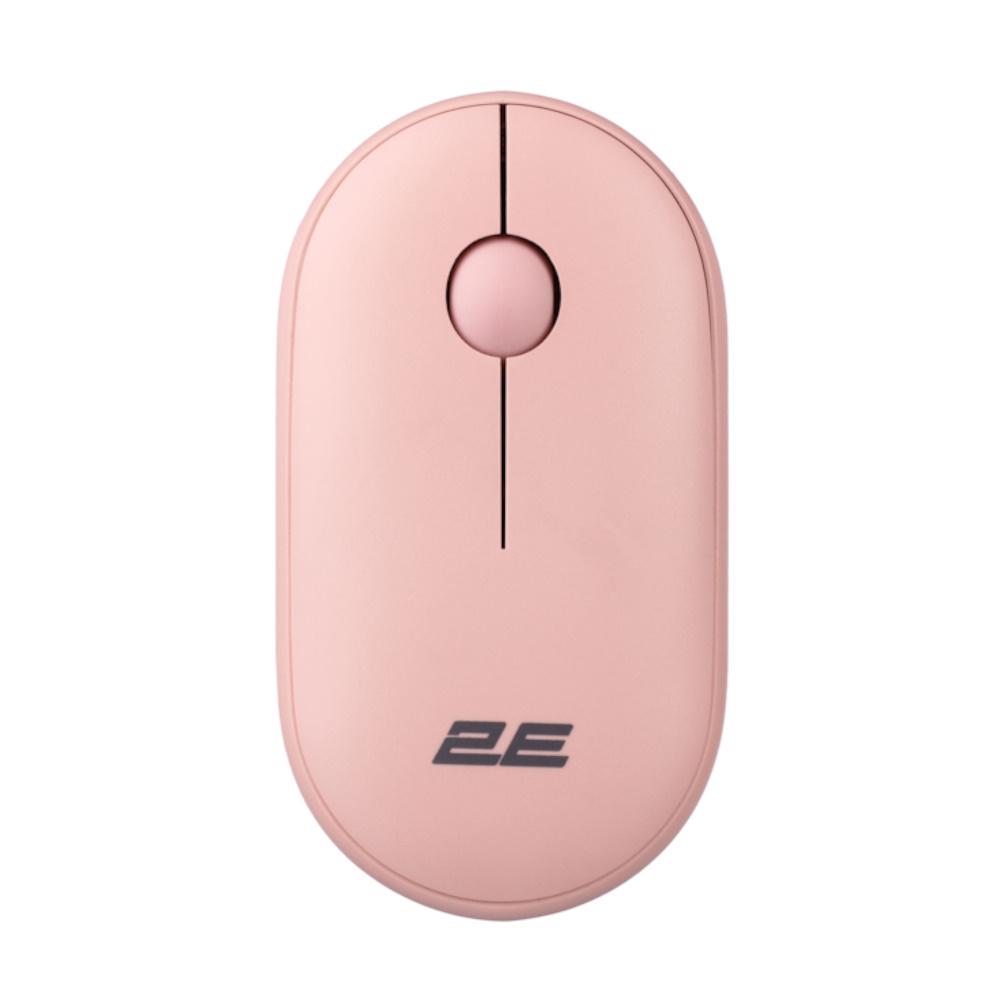 Комп'ютерна мишка бездротова 2E MF300 Silent WL BT Mallow Pink (2E-MF300WPN)