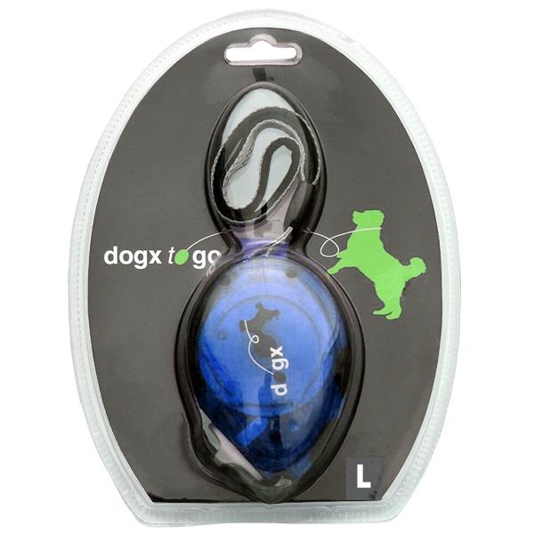 Поводок-рулетка для собак Flamingo Dogx2GO Belt Glassy L до 35 кг 2 м Синий (5411290211390)