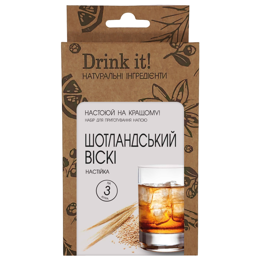 Набір для настоювання Drink it Шотландський віскі (23689583)