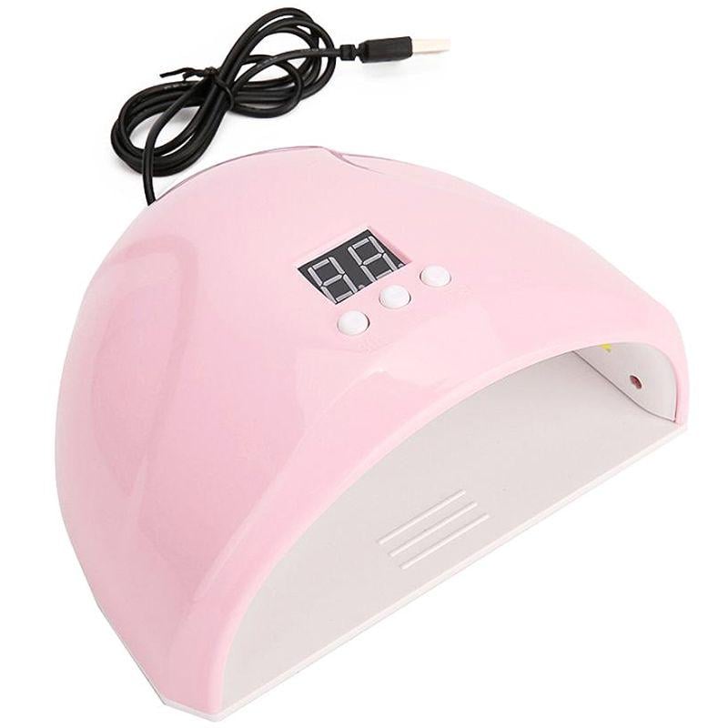 Лампа для гель-лаку UKC FD 258 Beauty nail 36w 7173 знімне дно Рожевий (012367)