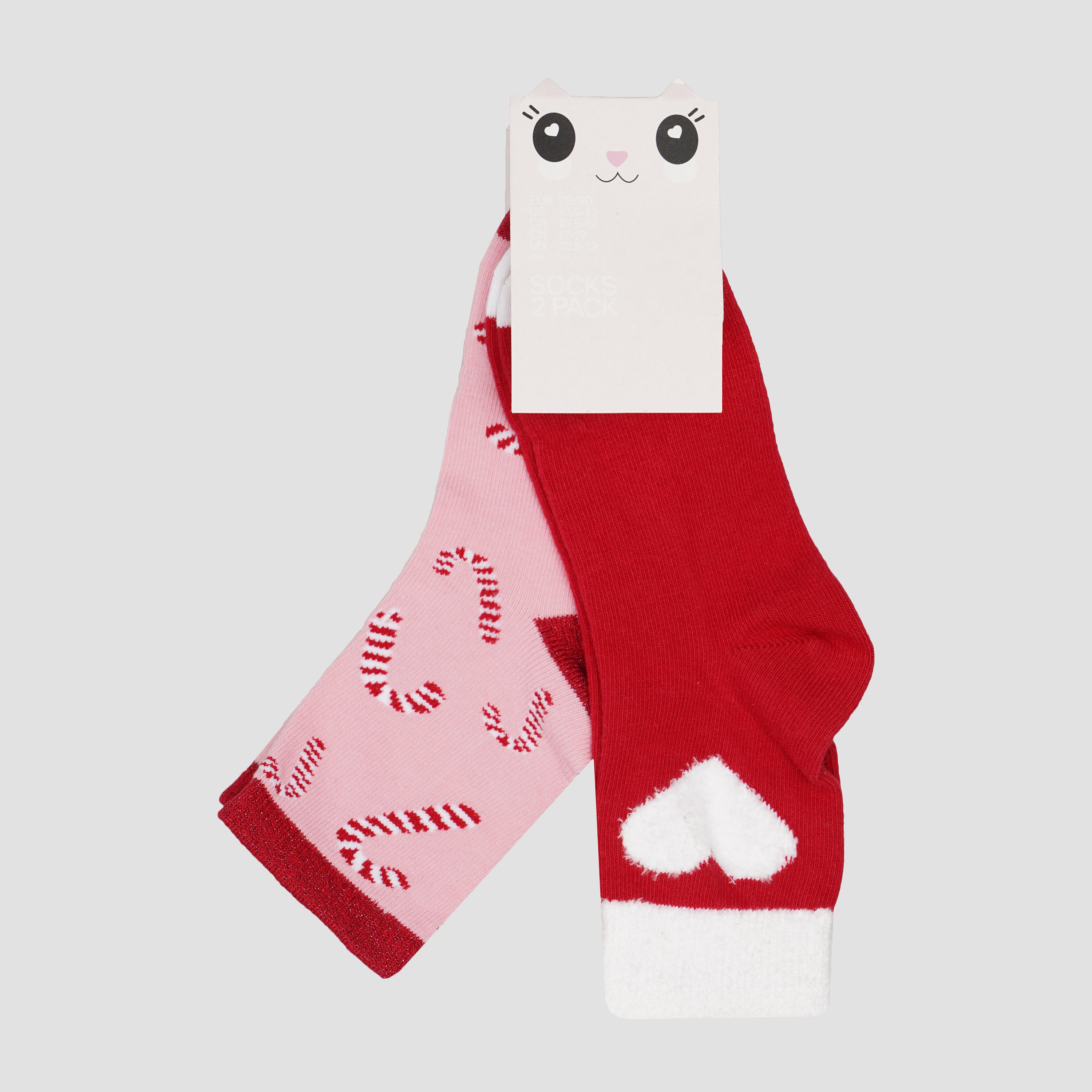 Шкарпетки H&M 2 пари р. 28-30 Рожевий/Червоний (507789641)