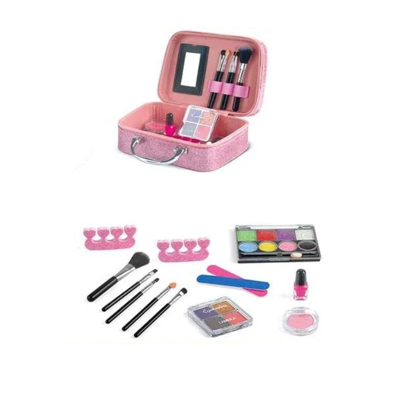 Набір дитячої косметики 2106 C 72 герой/тіні для повік/рум’яна/пензлики/лак для нігтів/пилочка/розділювач для пальців/дзеркало/валіза (167682)