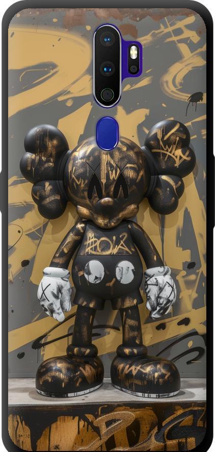 Чехол на Oppo A9 2020 Bronze kaws (6097b-1865-42517)