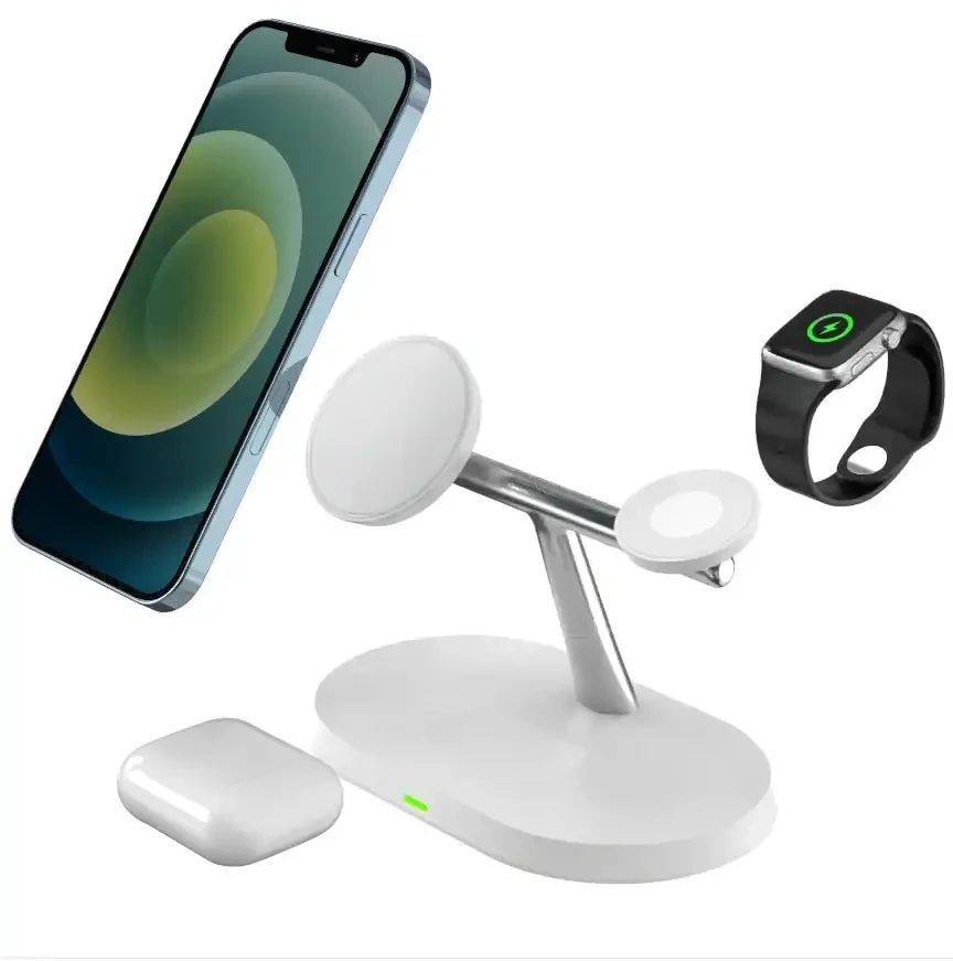 Зарядка бездротова XS-Q15W QI для iPhone/AppleWatch/AirPods