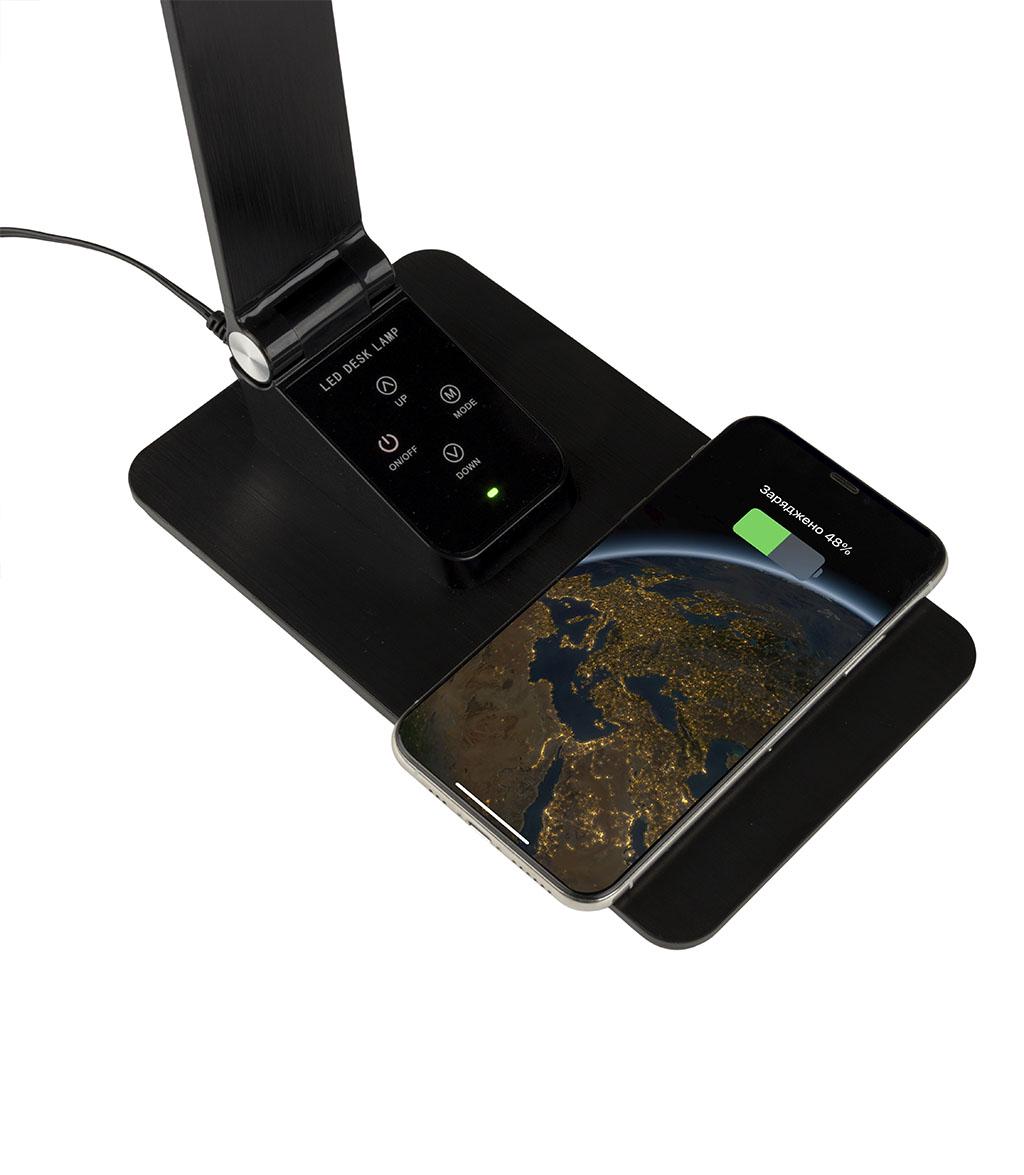 Настільна лампа Lightrich TX-180 c бездротовою зарядкою 10 W Black (LS1010054071) - фото 8 Настільна лампа Lightrich TX-180 c бездротовою зарядкою 10 W Black (LS1010054071) - фото 8