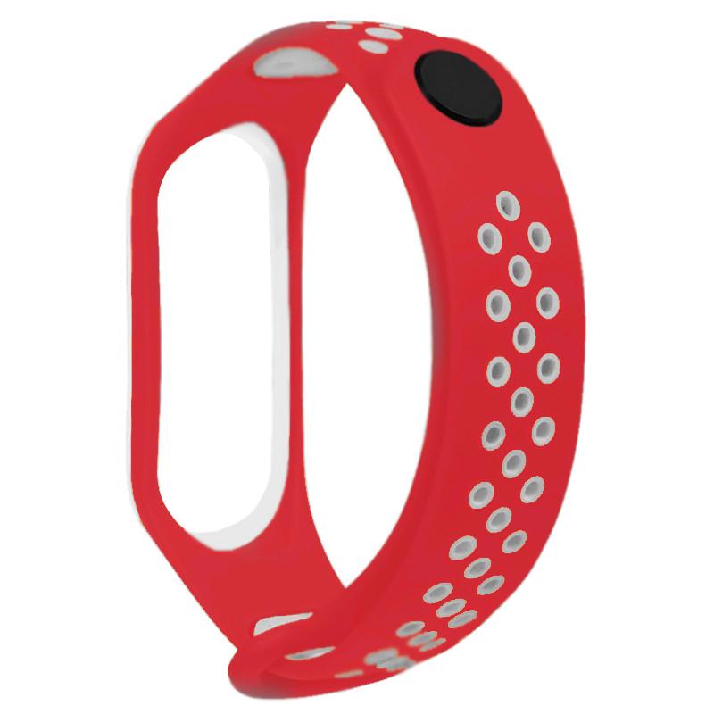 Ремінець для фітнес браслету Mi Band 3/4 Sport Band Nike Red/White (29caa1-2797) - фото 2