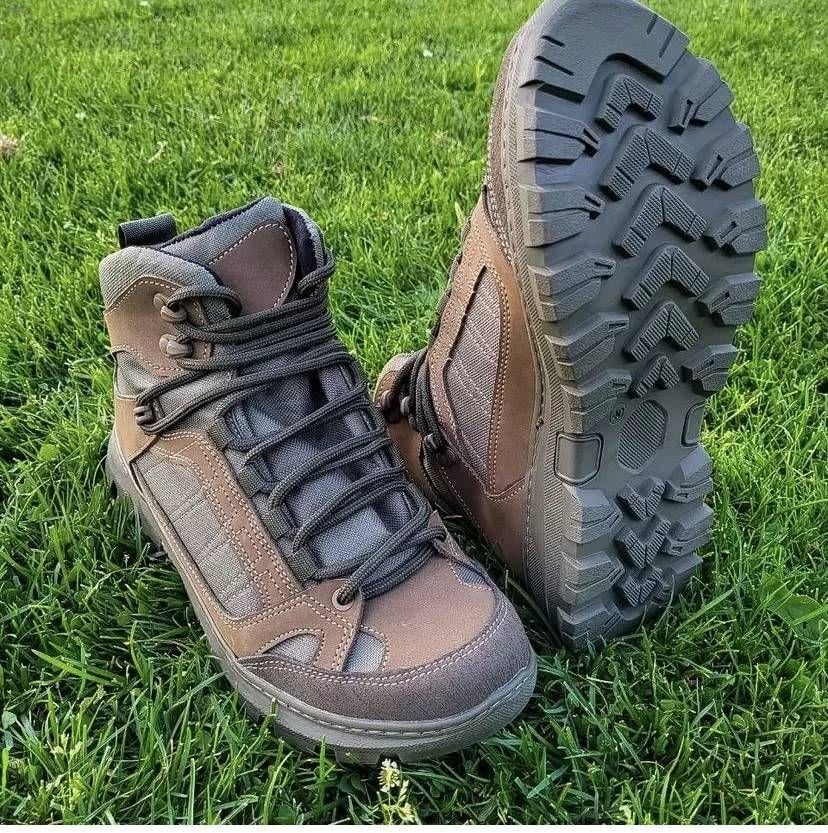 Берцы военные демисезонные PEGAS из натуральной кожи р. 41 Койот (s16611)
