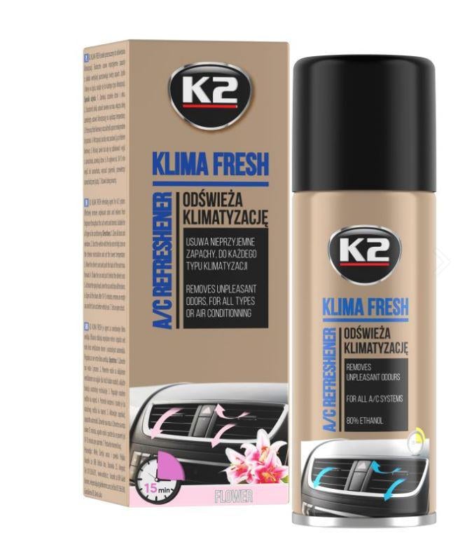 Очищувач автокондиціонера спрей K2 Klima Fresh Квіти K222FL 150 мл (621105)