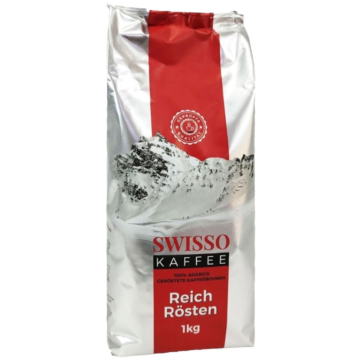 Кофе зерновой Swisso Kaffee Reich Rosten 1 кг