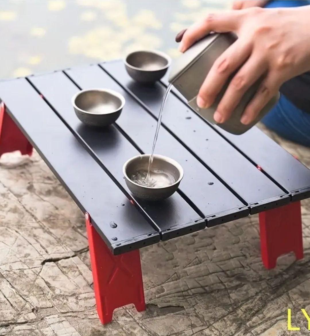 Стіл складаний кемпінговий 42х29х13 см - фото 3