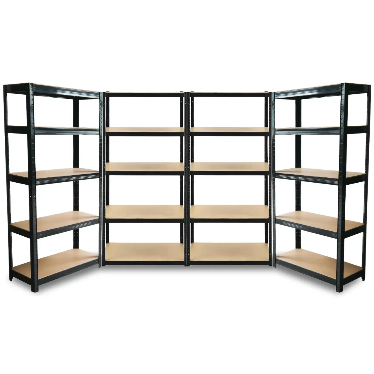 Стеллаж 4 секции 20 полок ДСП металлический 175 кг на полку 180х360х40 см Черный (2518212761) Стеллаж 4 секции 20 полок ДСП металлический 175 кг на полку 180х360х40 см Черный (2518212761)